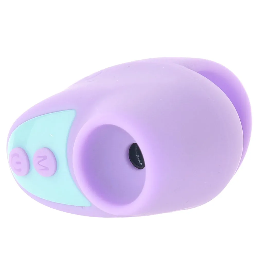 Shegasm Mini Silicone Clitoral Suction Vibe in Purple