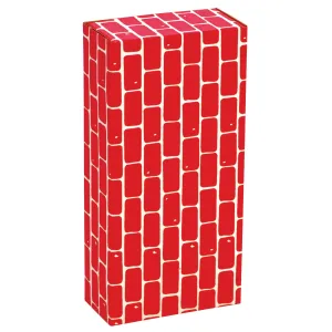 Smart Monkey Toys ImagiBRICKS Giant Building Blocks Set - 16 Pieces, Red Brick