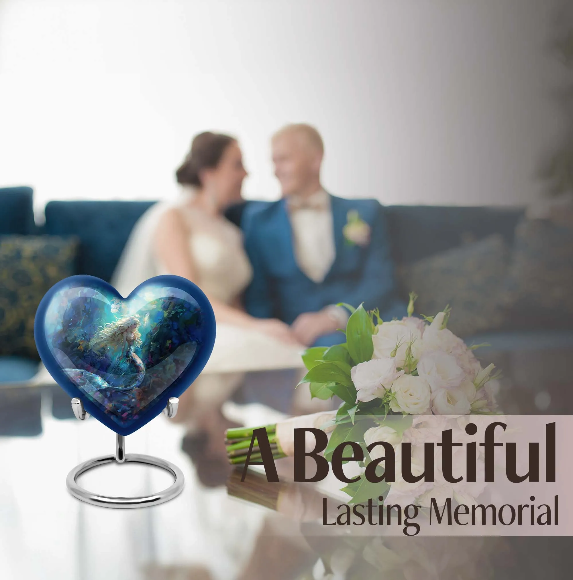 Sorrowful Sea: Mermaid Inspired Memorial Urn for Remembrance