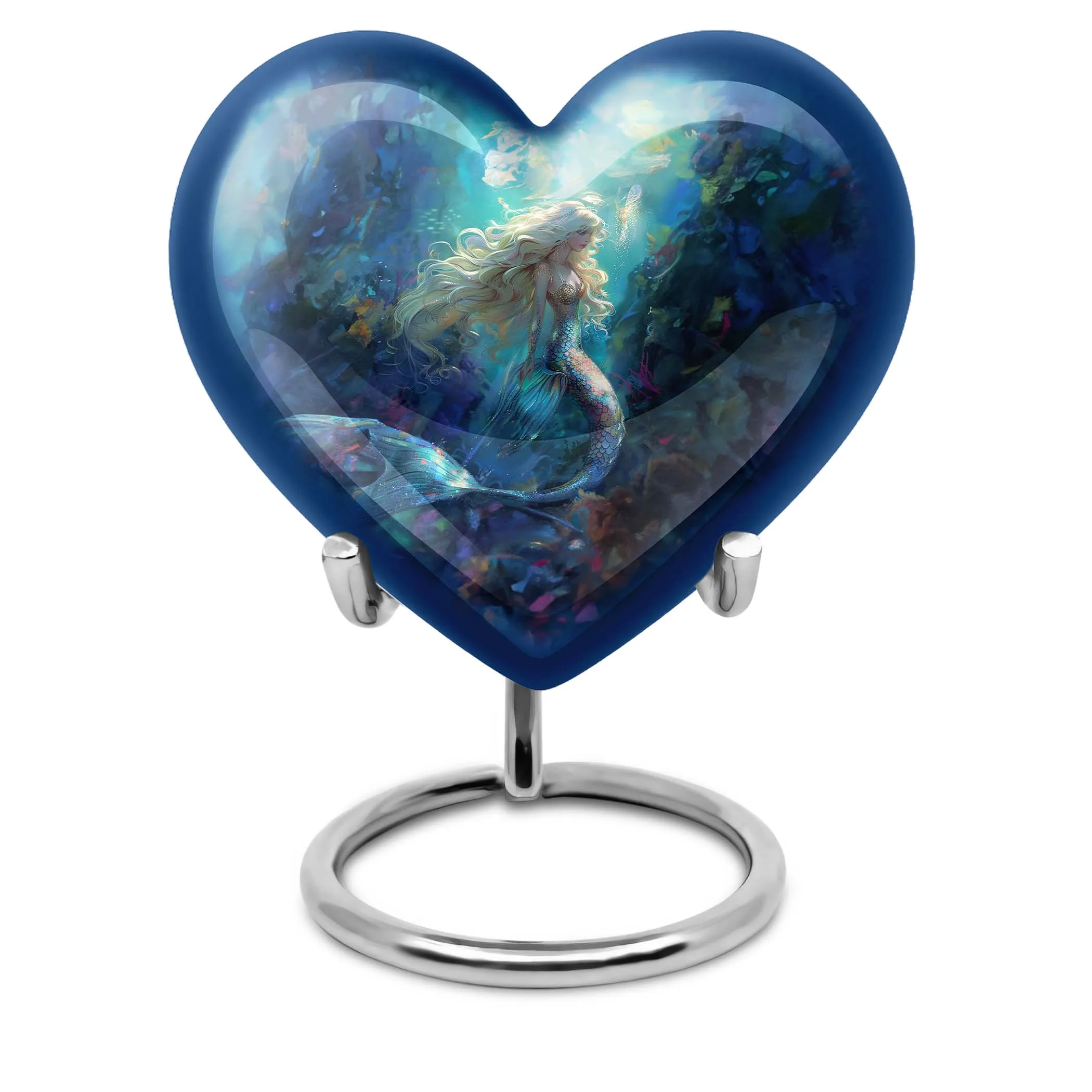 Sorrowful Sea: Mermaid Inspired Memorial Urn for Remembrance