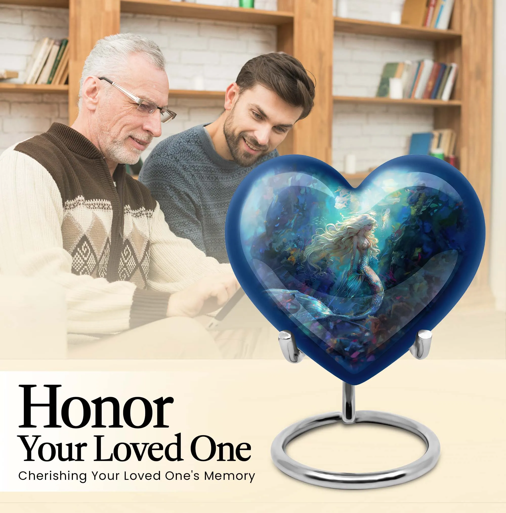 Sorrowful Sea: Mermaid Inspired Memorial Urn for Remembrance