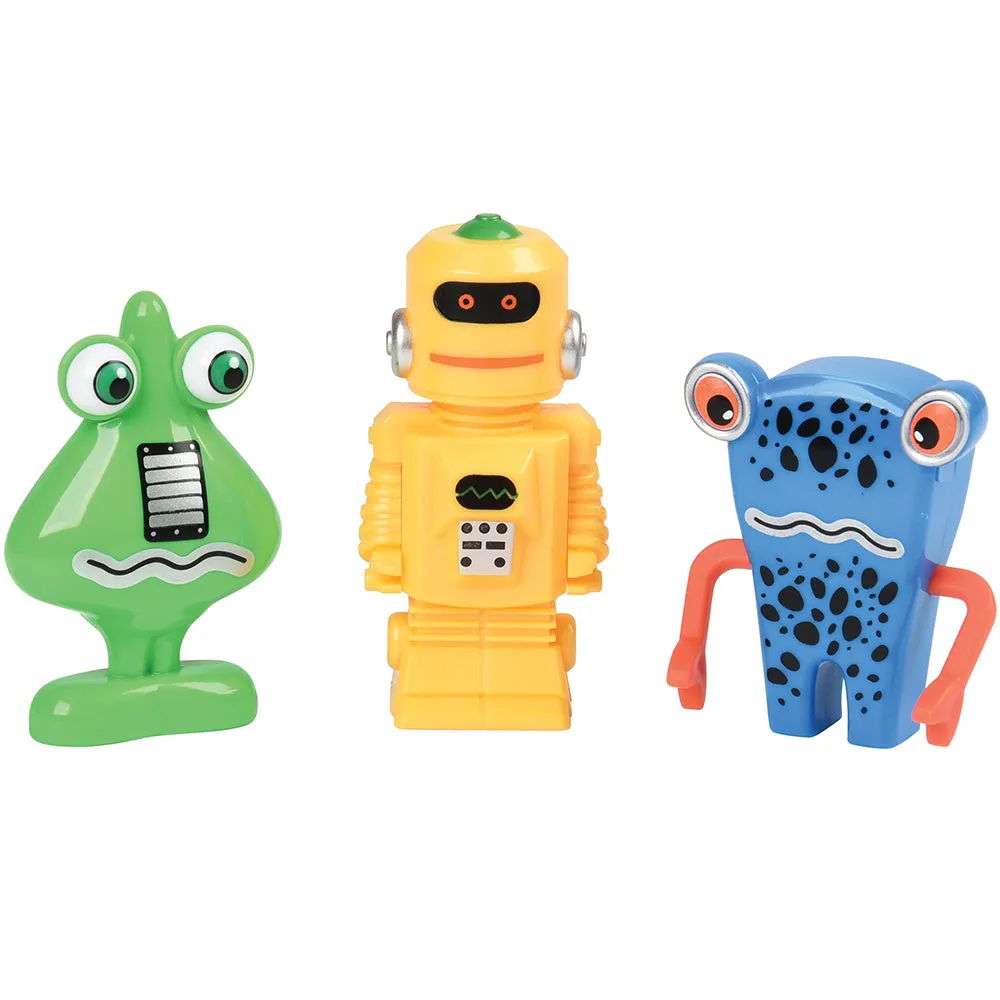 Space Mission Rocket Ship Playset with Astronauts, Aliens & Countdown Sounds | 7-Piece Set