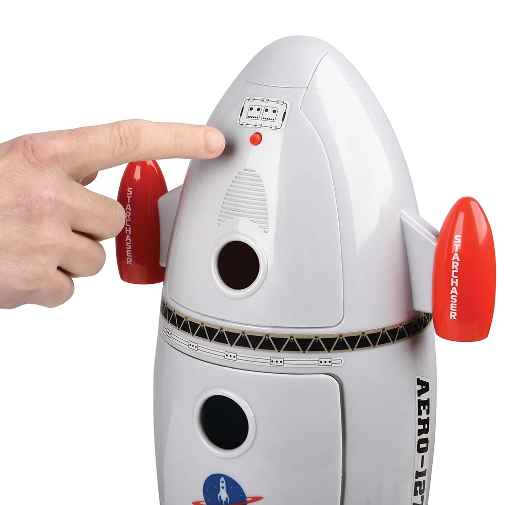 Space Mission Rocket Ship Playset with Astronauts, Aliens & Countdown Sounds | 7-Piece Set