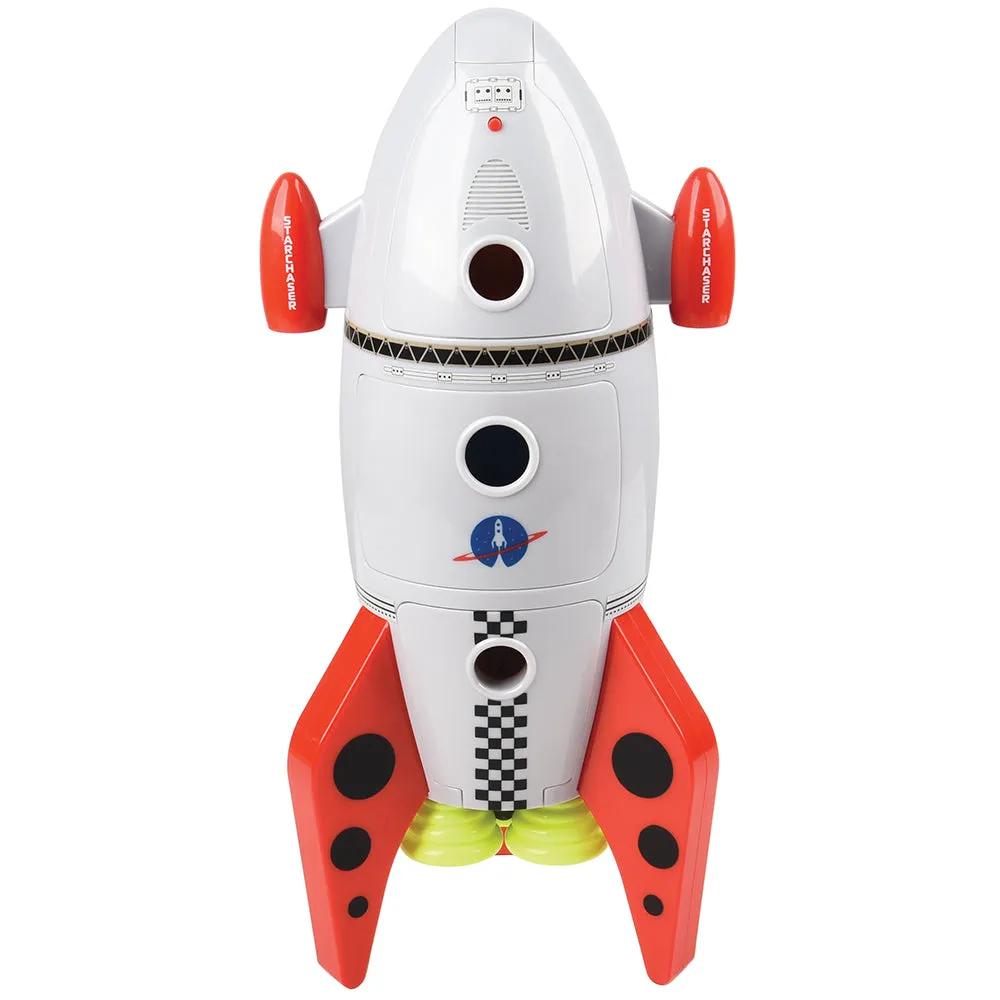 Space Mission Rocket Ship Playset with Astronauts, Aliens & Countdown Sounds | 7-Piece Set