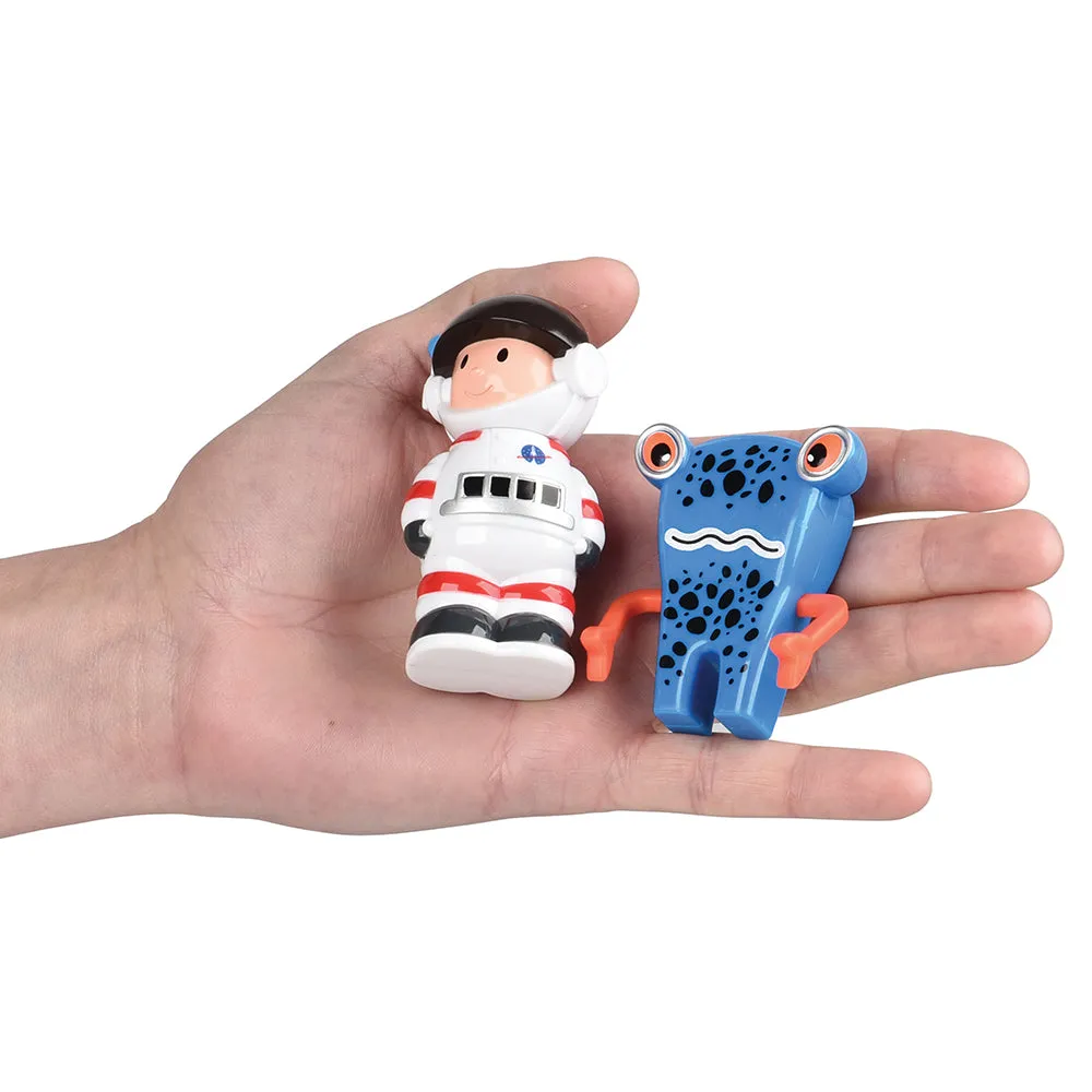 Space Mission Rocket Ship Playset with Astronauts, Aliens & Countdown Sounds | 7-Piece Set