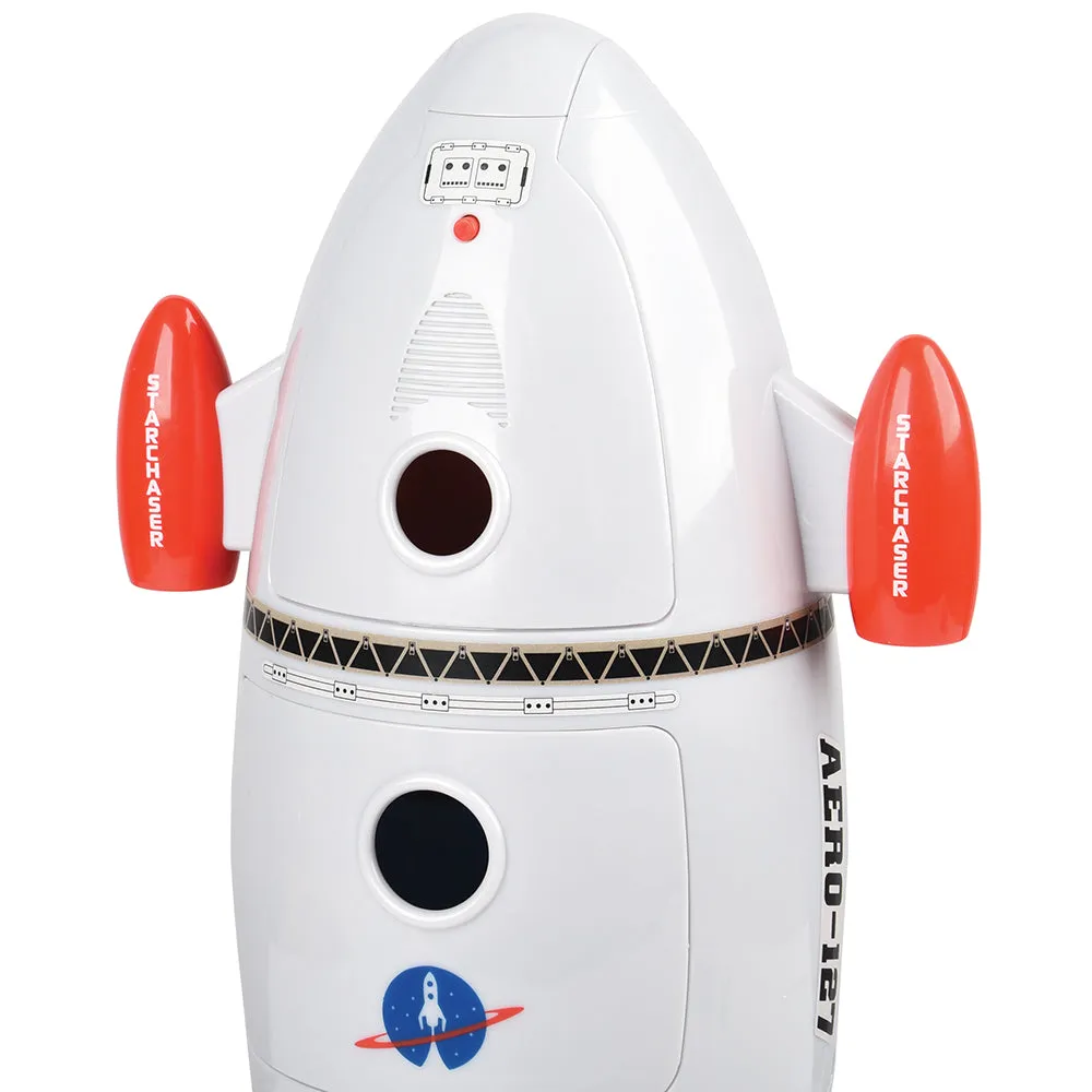 Space Mission Rocket Ship Playset with Astronauts, Aliens & Countdown Sounds | 7-Piece Set