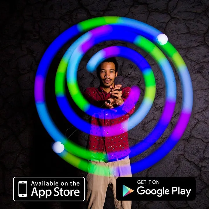 Spinballs Glow.0 LED Poi kit