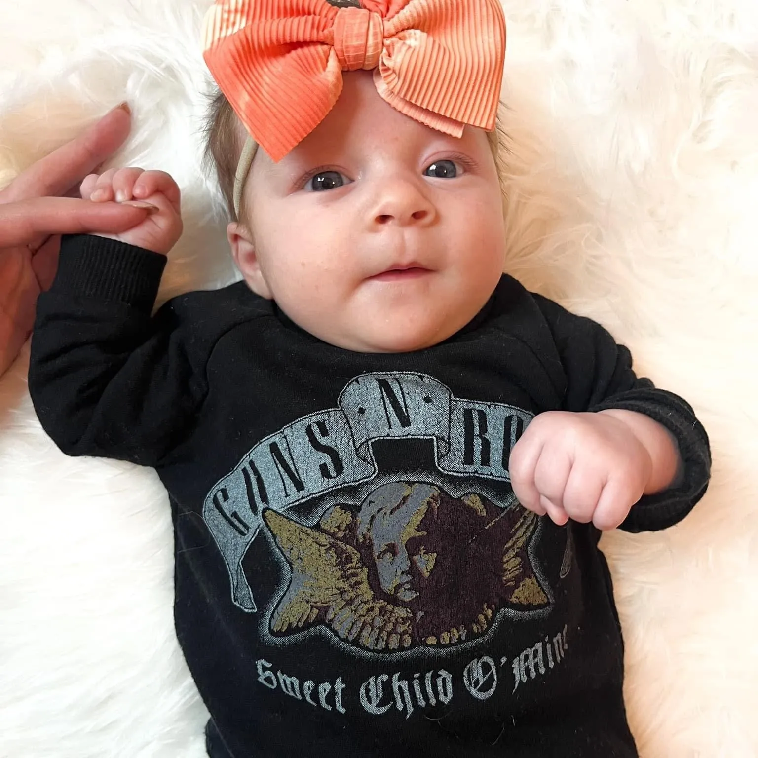Splash of Tangerine Bow