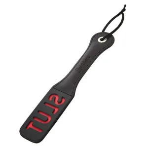 Sportsheets - Leather Slut Impression Paddle 12" (Black)