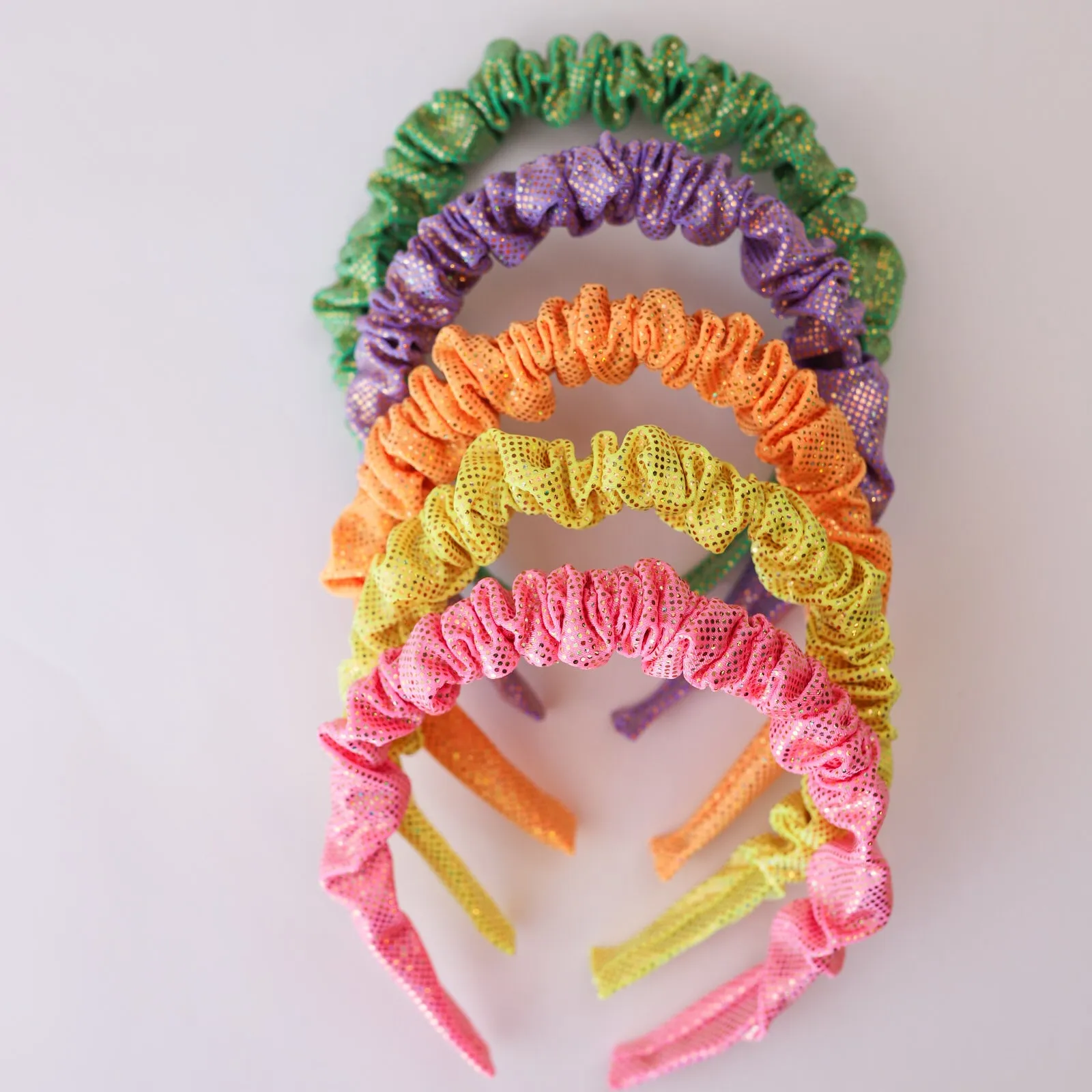 Spring Shimmers Ruched Headband