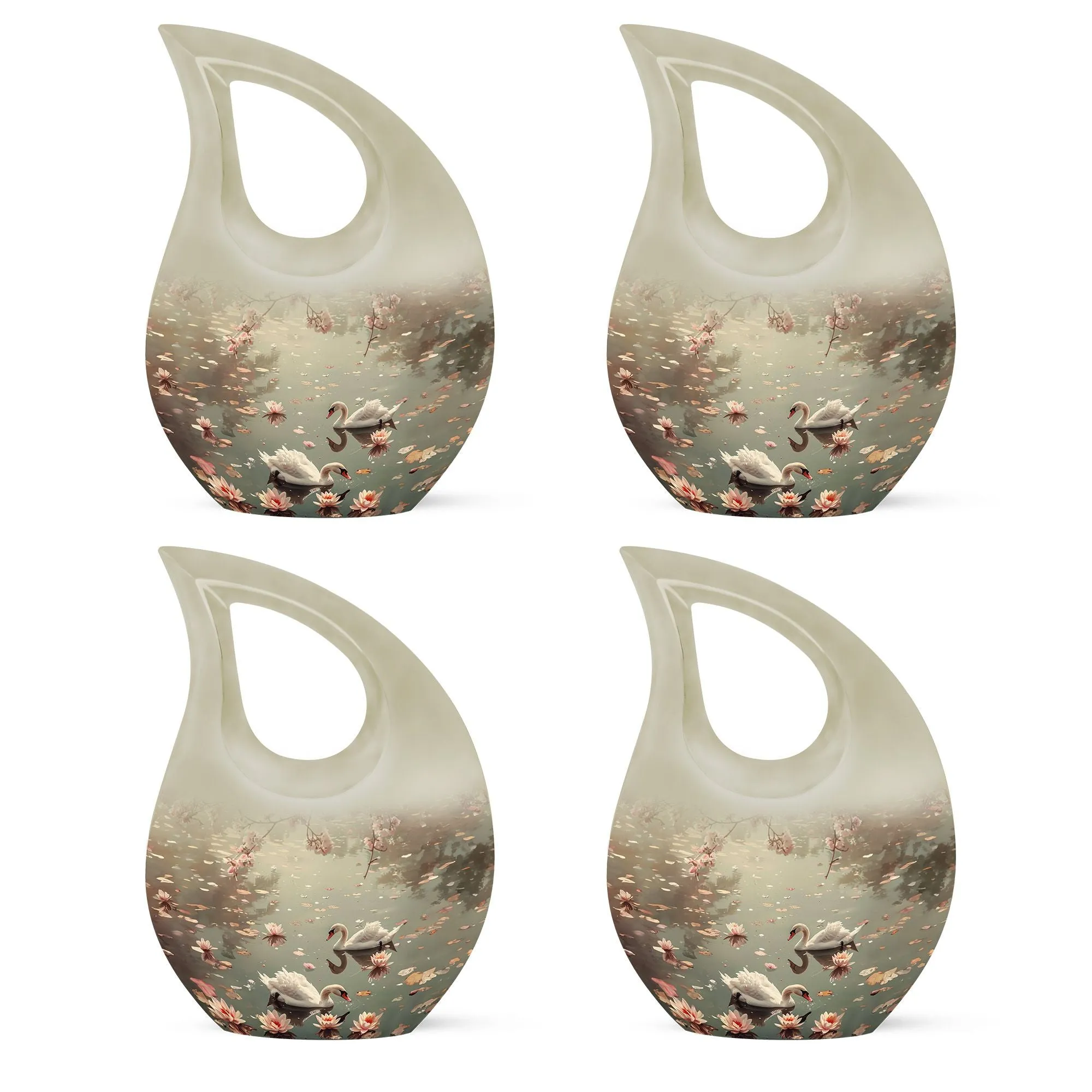 Swan Cremation Urn: Keepsake Miniature Urn For Adult Human Ashes