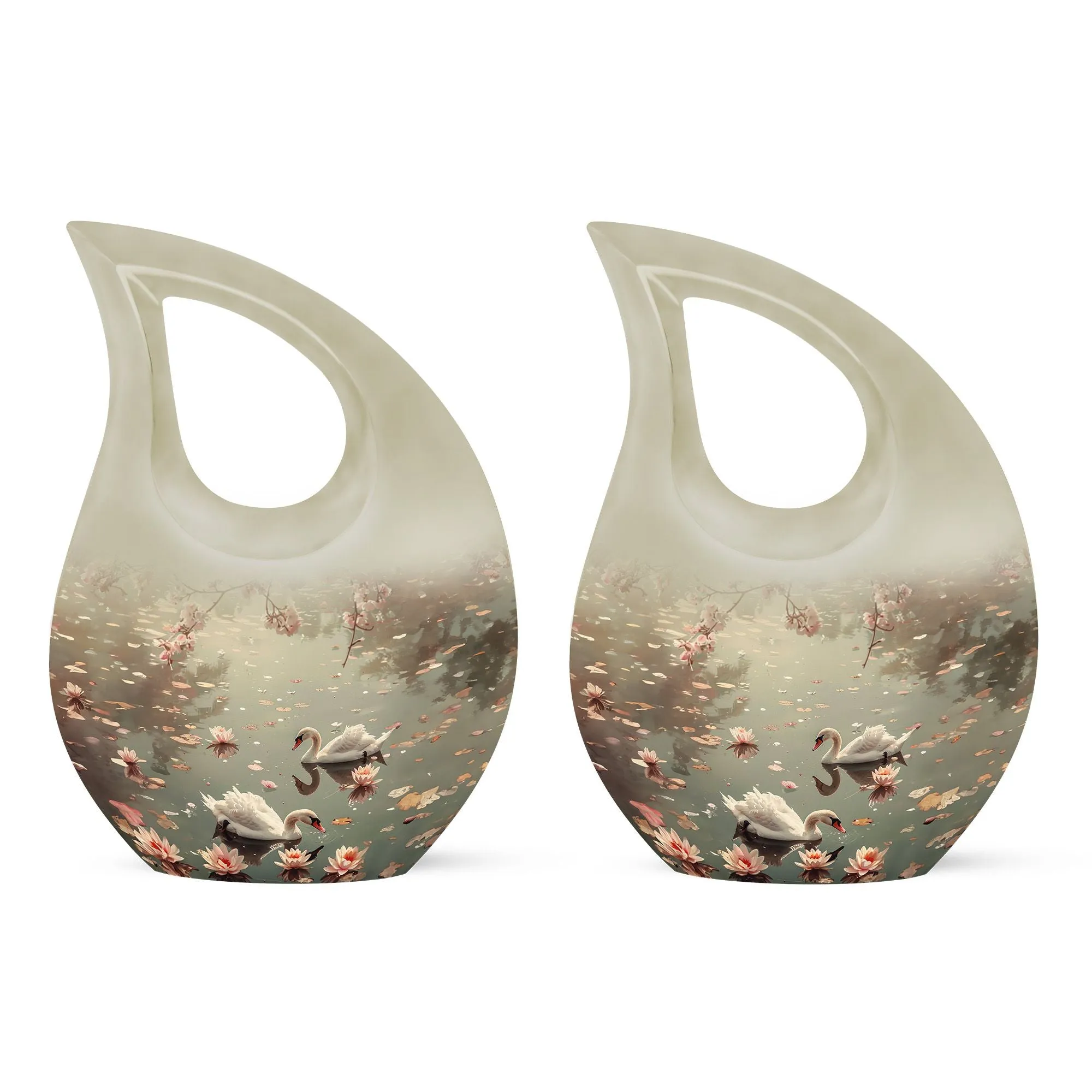 Swan Cremation Urn: Keepsake Miniature Urn For Adult Human Ashes