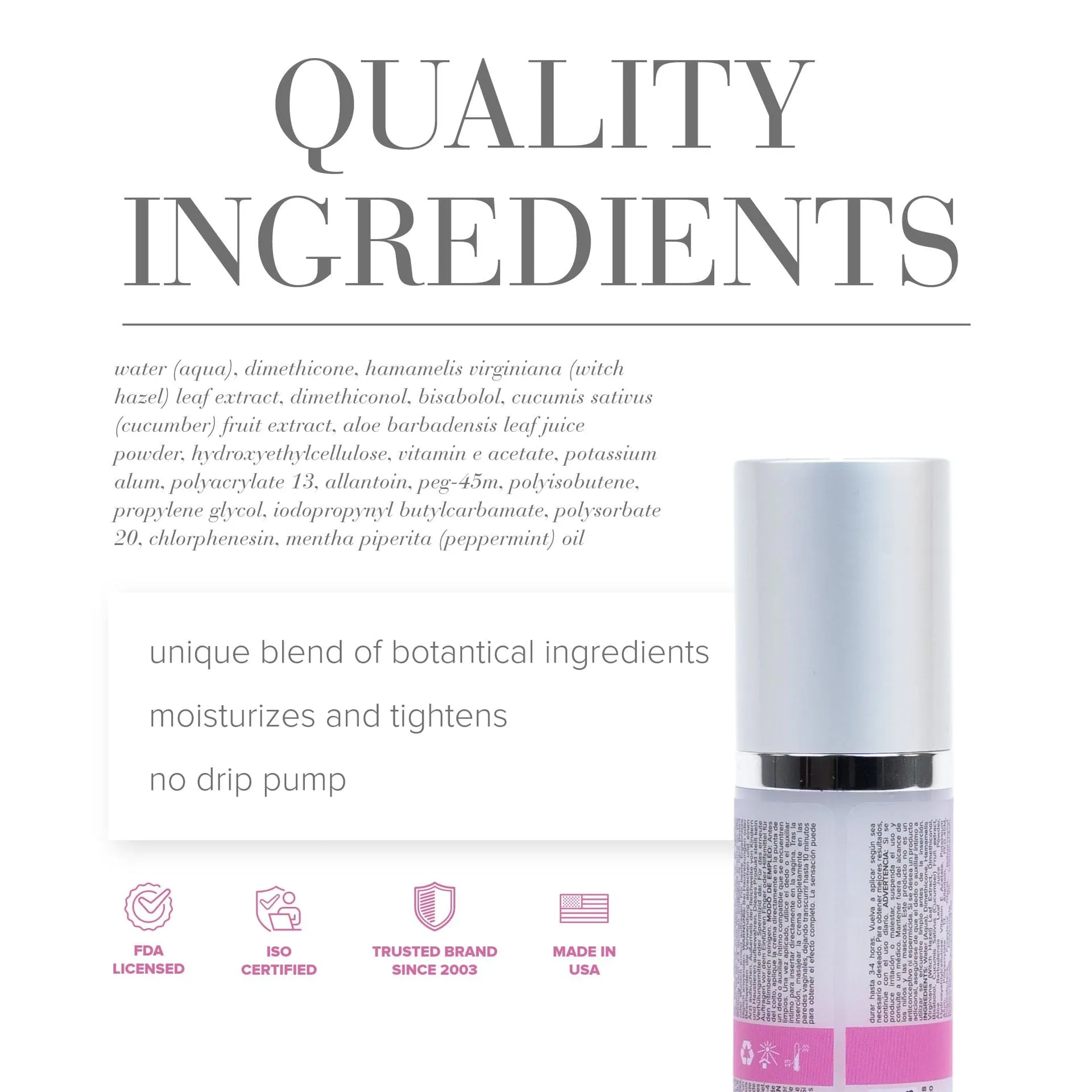 System JO - Vaginal Tightening Serum