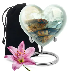 Tarot Embrace Personalized, Large Urn for Human Ashes