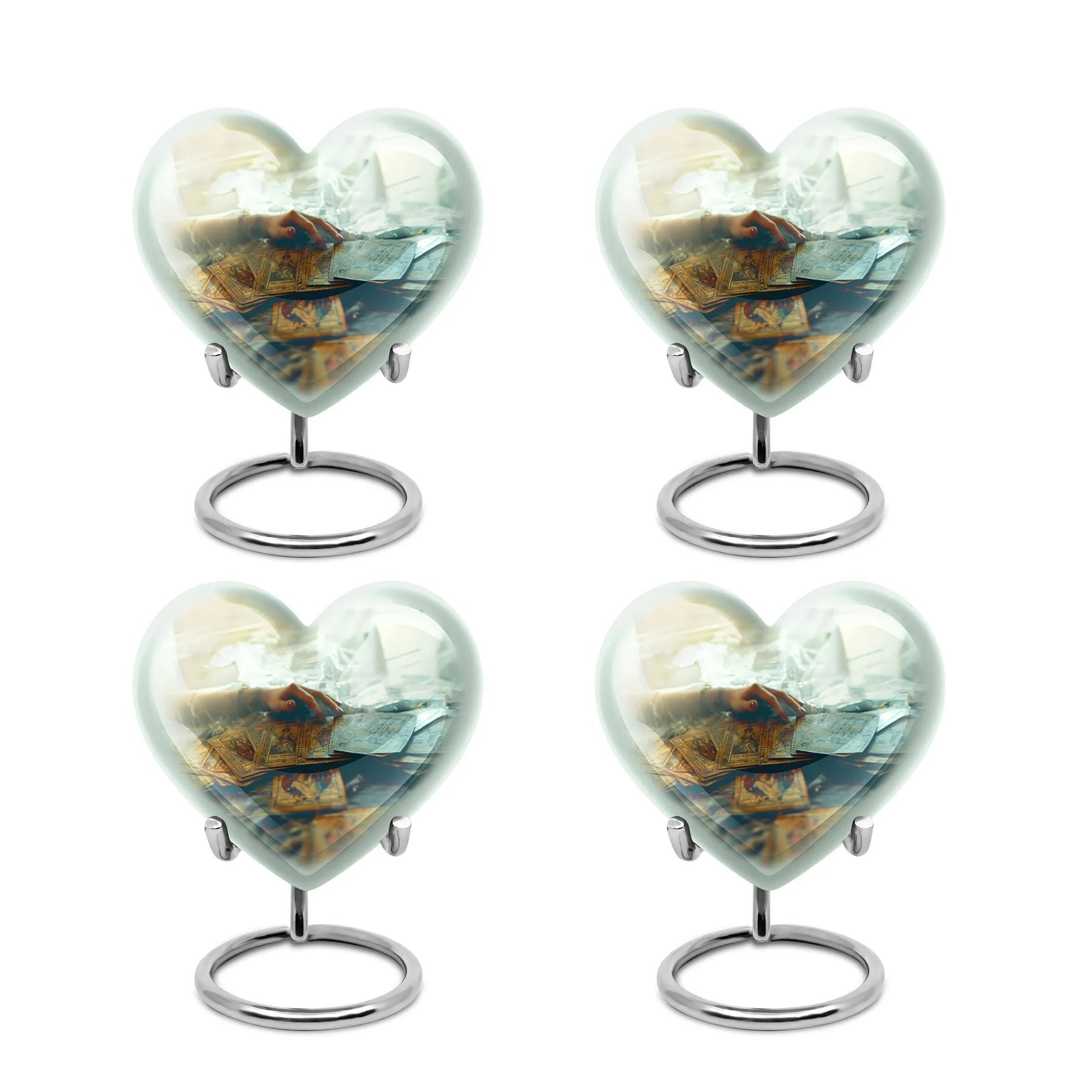 Tarot Embrace Personalized, Large Urn for Human Ashes