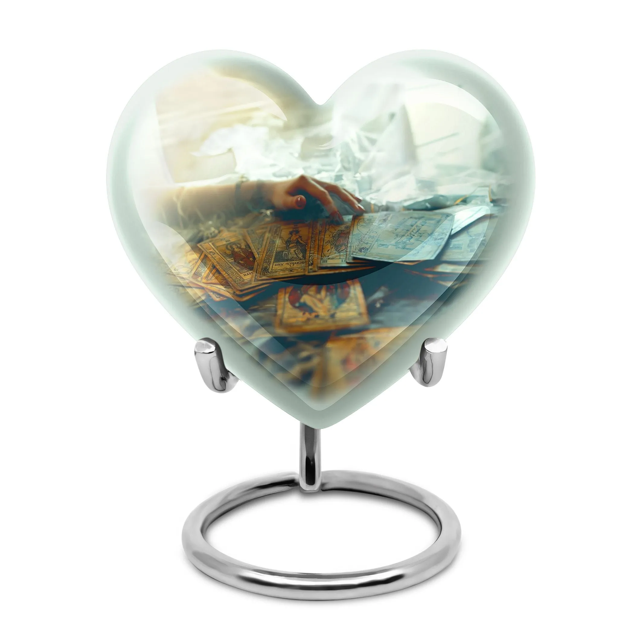 Tarot Embrace Personalized, Large Urn for Human Ashes