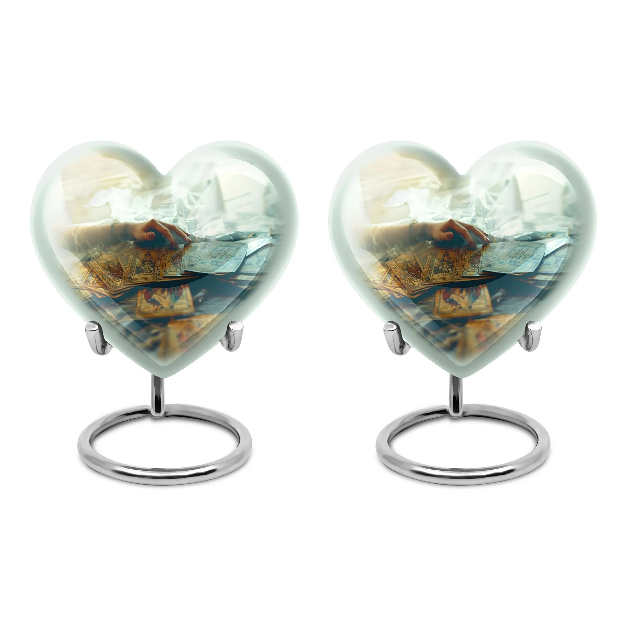 Tarot Embrace Personalized, Large Urn for Human Ashes