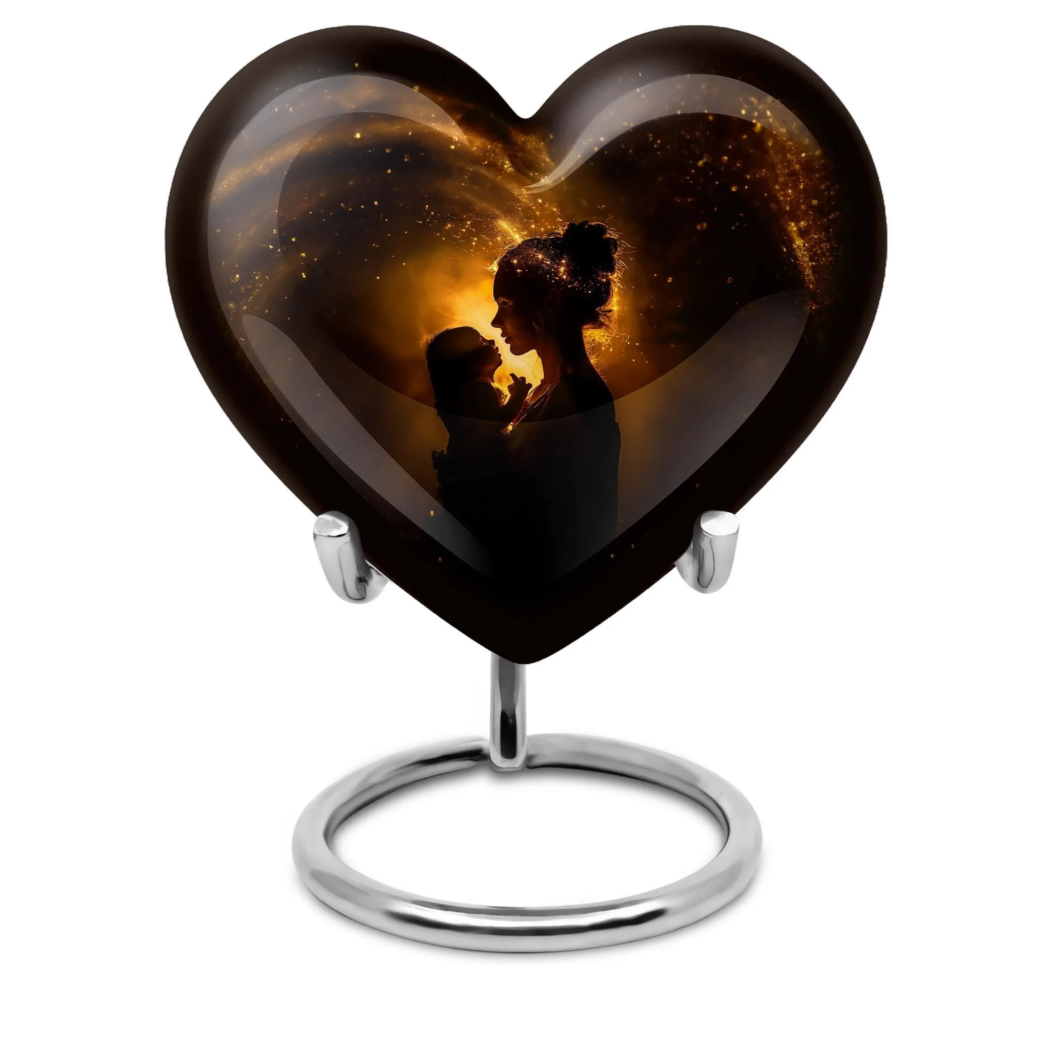 The Guardian Heart: Exclusive Mother Love Keepsake Cremation Urn