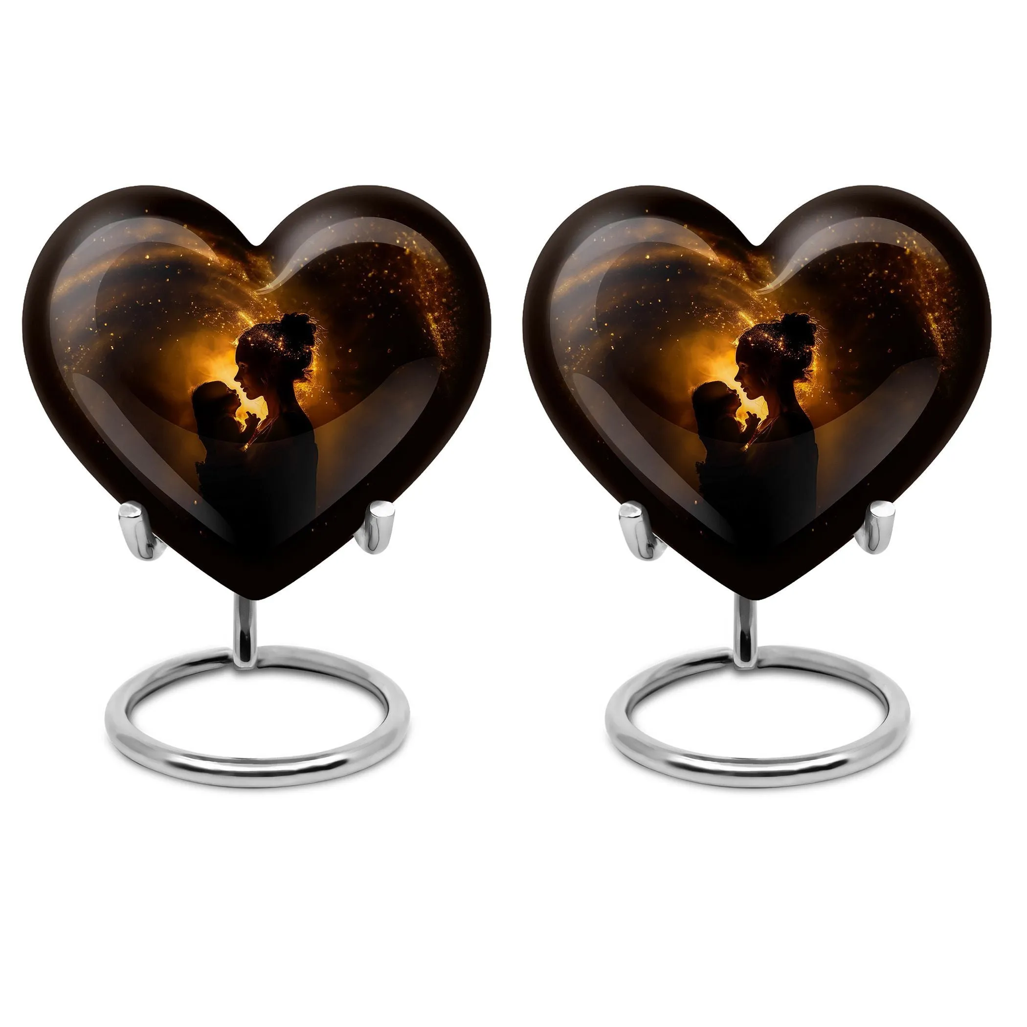 The Guardian Heart: Exclusive Mother Love Keepsake Cremation Urn