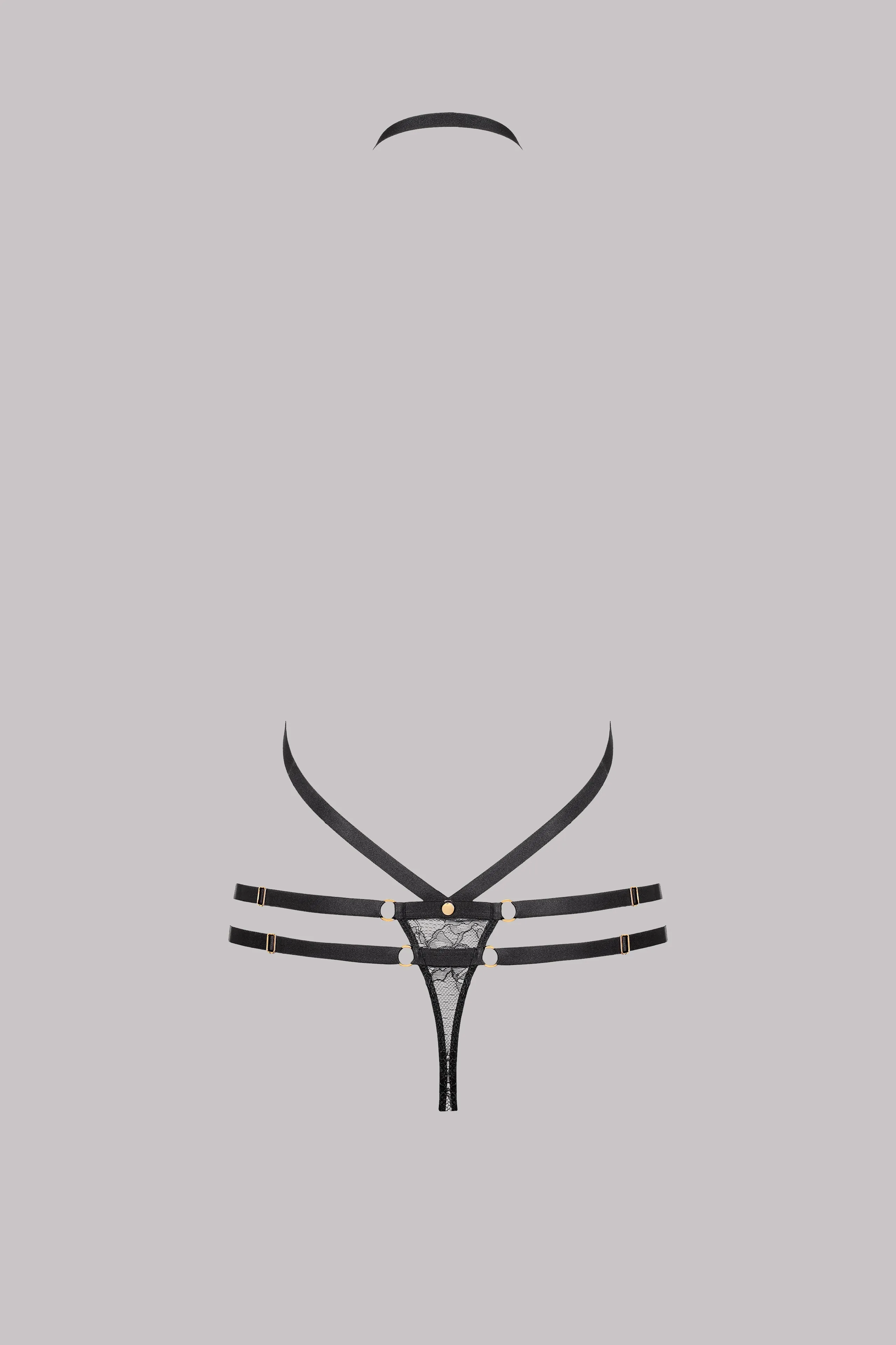 Thong with harness - Jeux Magnétiques