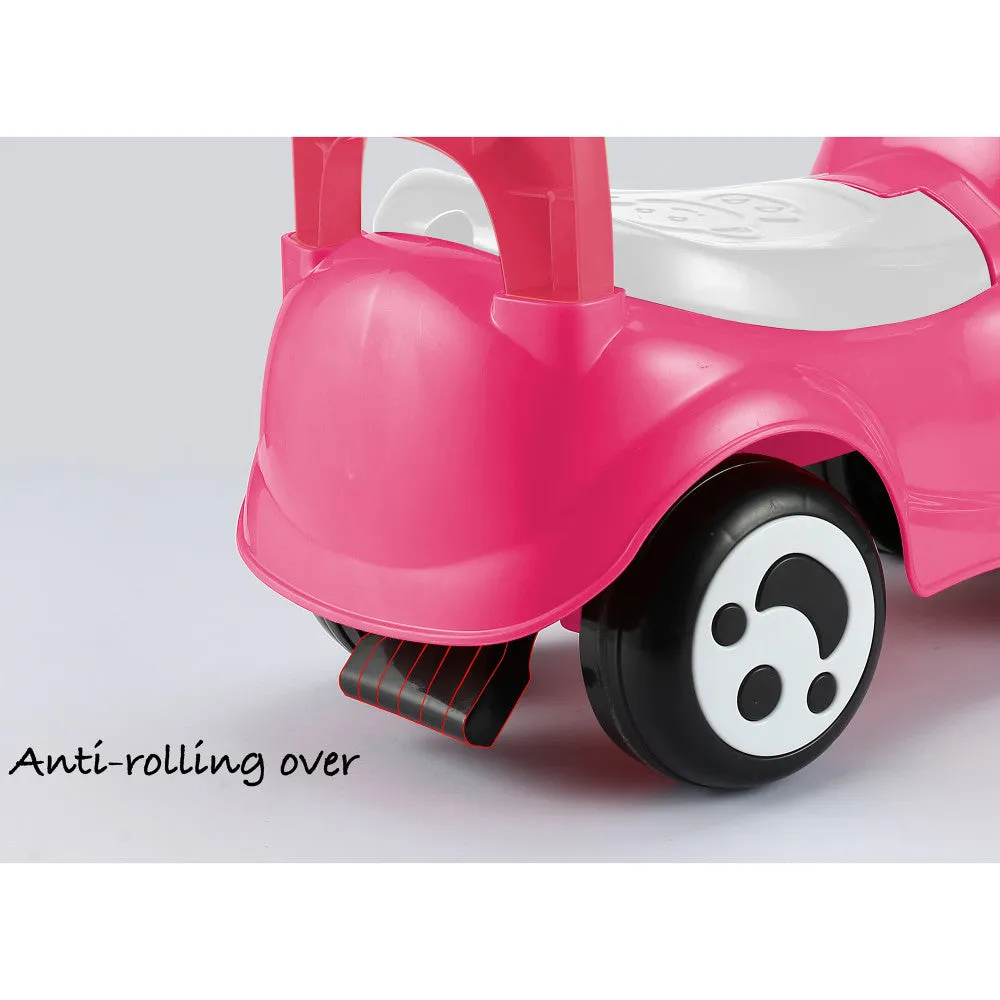 Timate - Push & Ride Racer - Pink & Monkey - Foot-To-Floor Ride-On