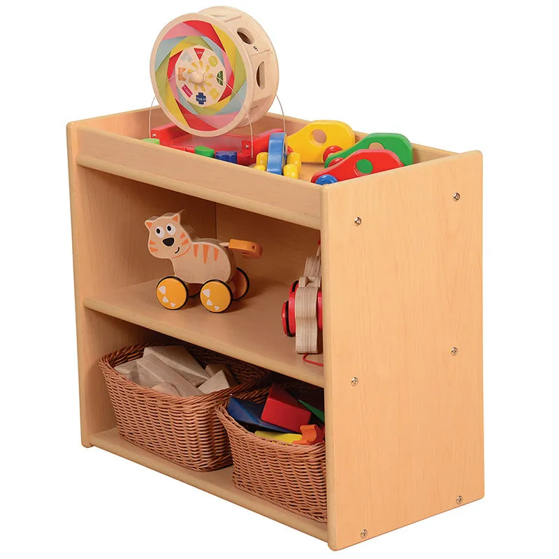 Toddler Two-Shelf Storage