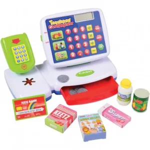 Touchpad Cash Register | Interactive Playset with Calculator & Accessories