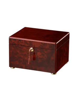 Tranquility - Drk Burl Chest Wood Urn