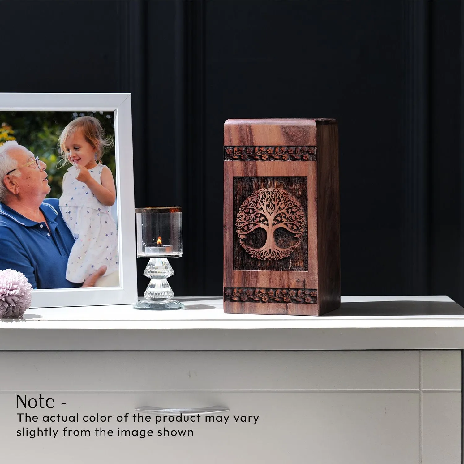 Tree Of Life Biodegradable Metal Urns For Adult Ashes