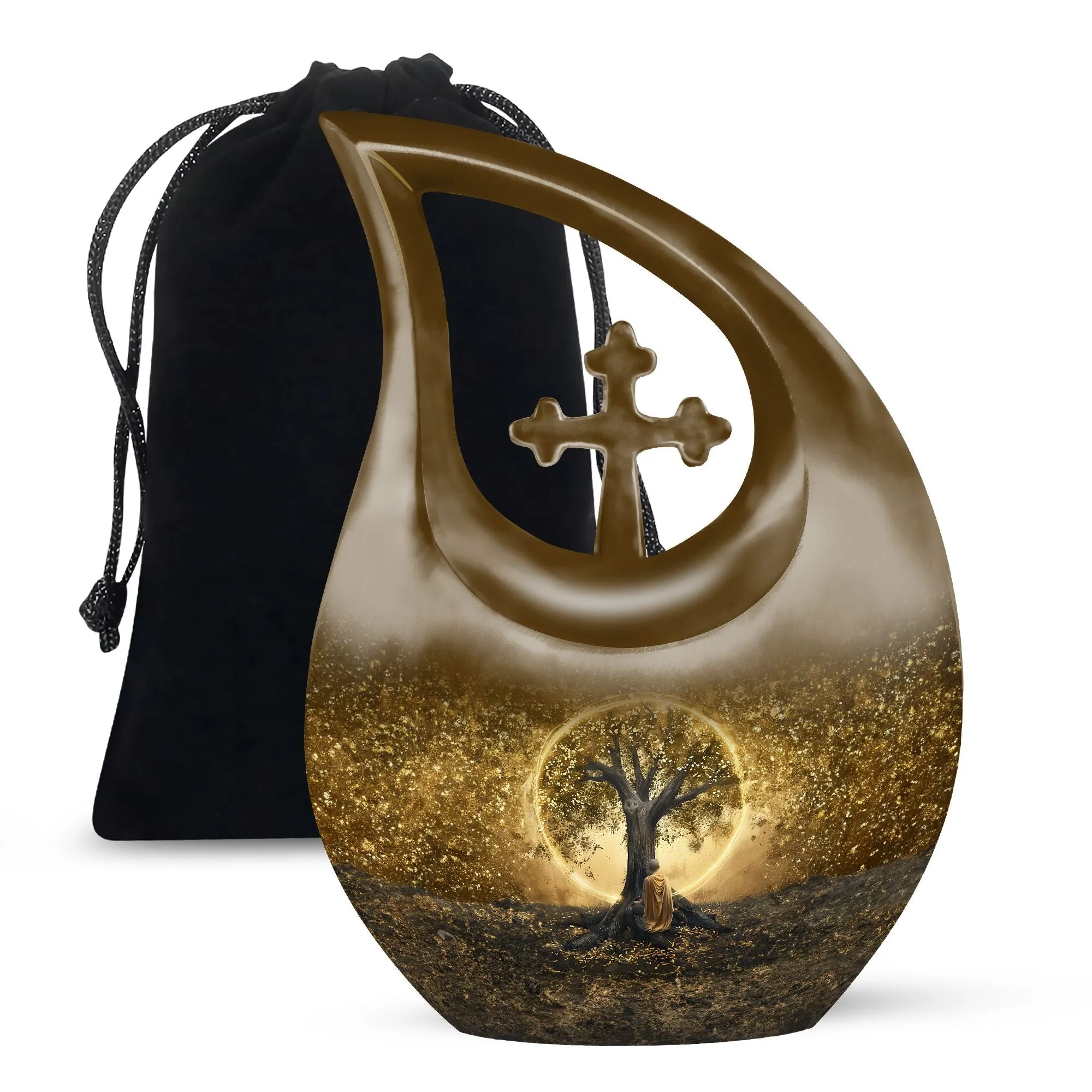Tree Of Life Memorial Cremation Urn: Large and Personalizable