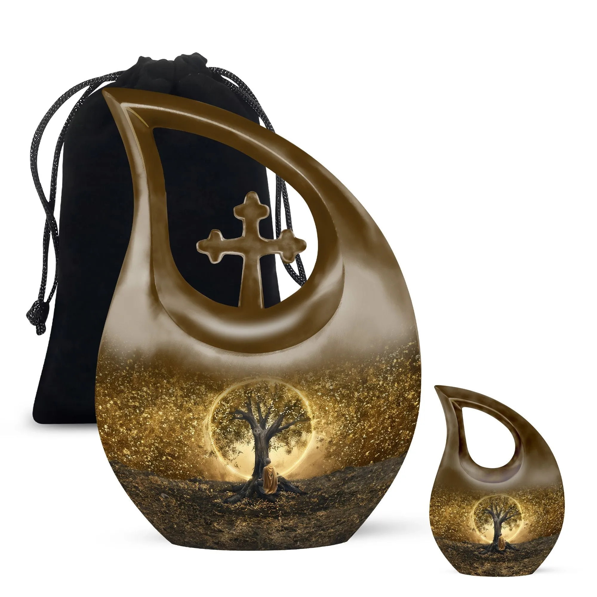 Tree Of Life Memorial Cremation Urn: Large and Personalizable