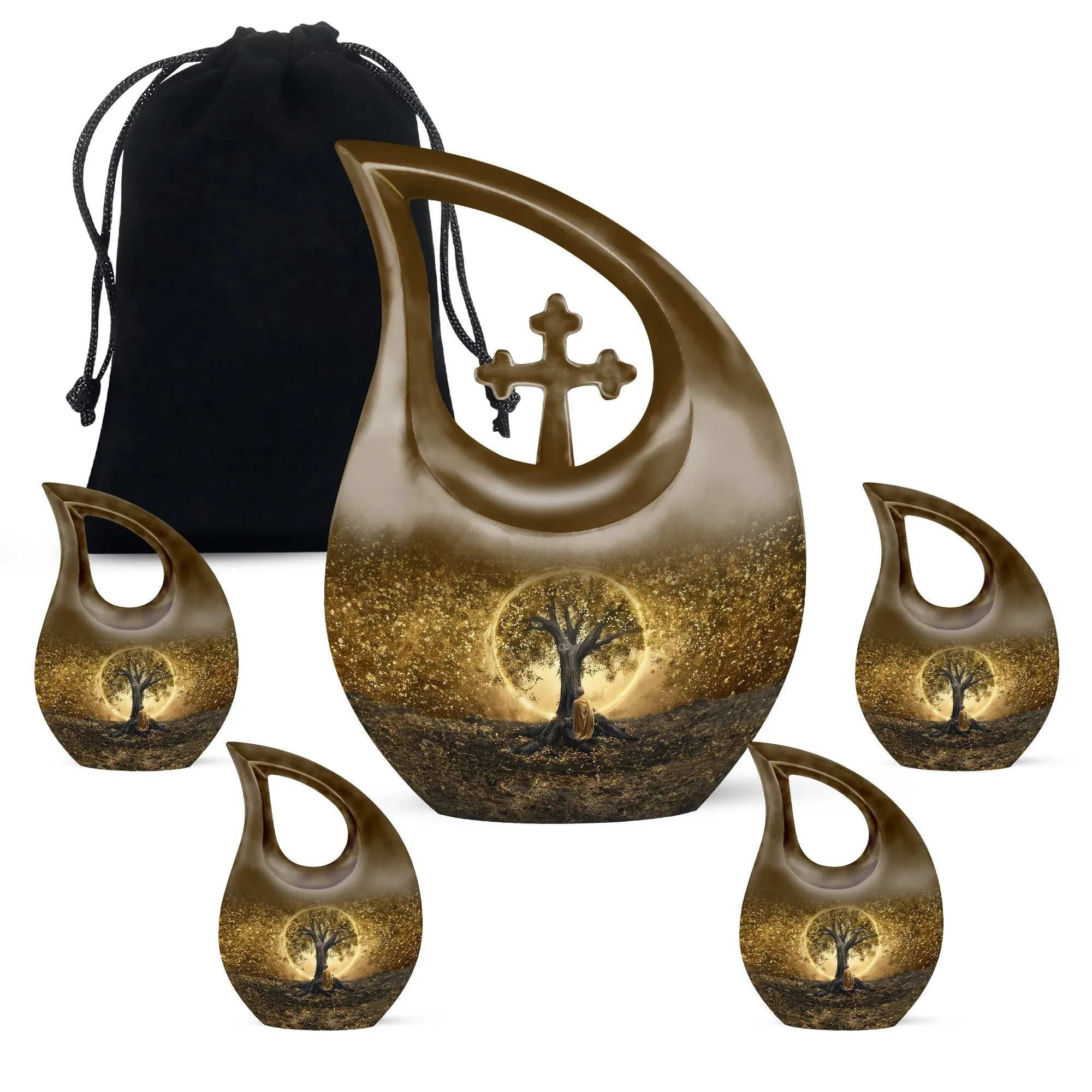 Tree Of Life Memorial Cremation Urn: Large and Personalizable