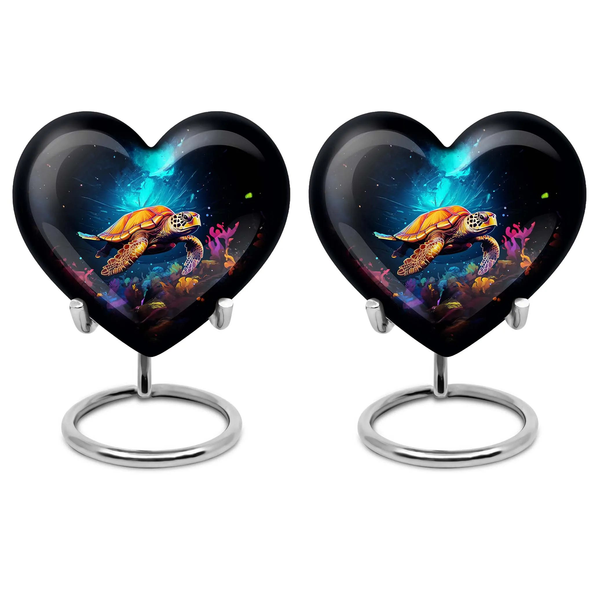 Turtle Urn Embracing Heart, Honouring Life - Cremation Urn For Men