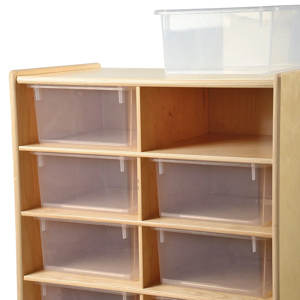 Wheeled Tote Unit With Jumbo Storage Totes