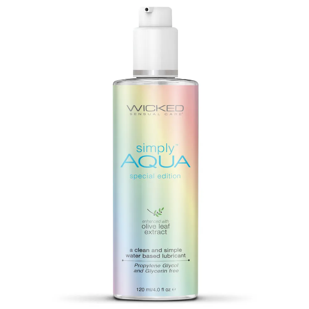 Wicked Simply Aqua Water-Based Lubricant - Special Edition