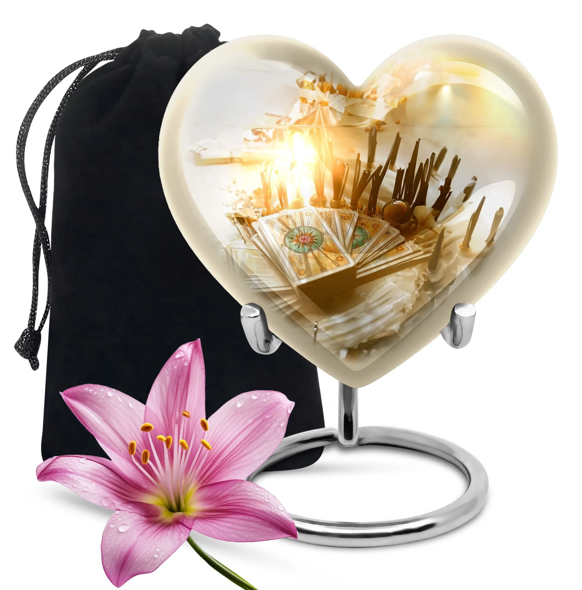 Wine Urn Embrace of Infinity: A Quintessential Cremation Keepsake