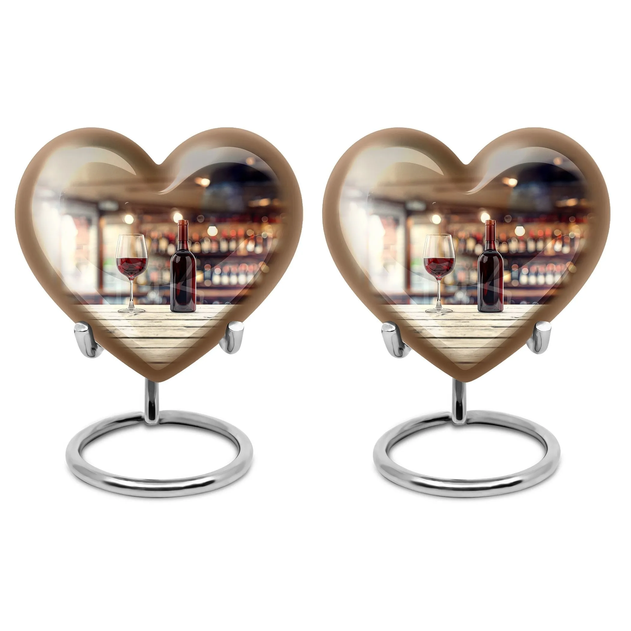 Wine Urn Embrace of Infinity: A Quintessential Cremation Keepsake
