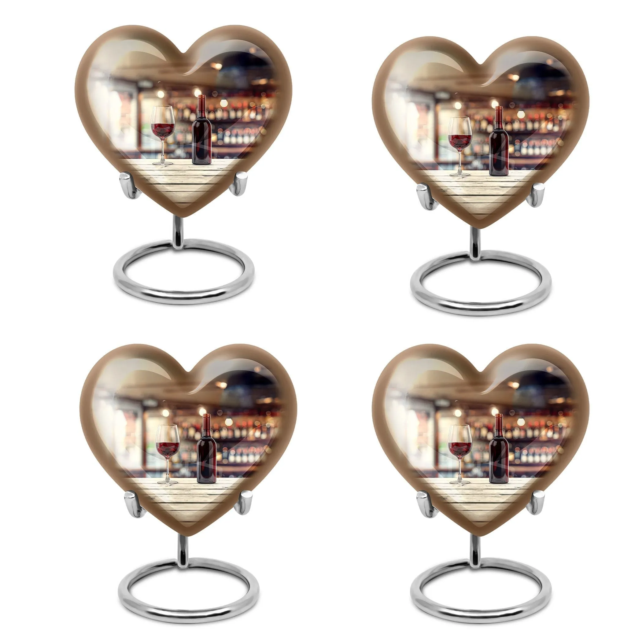 Wine Urn Embrace of Infinity: A Quintessential Cremation Keepsake