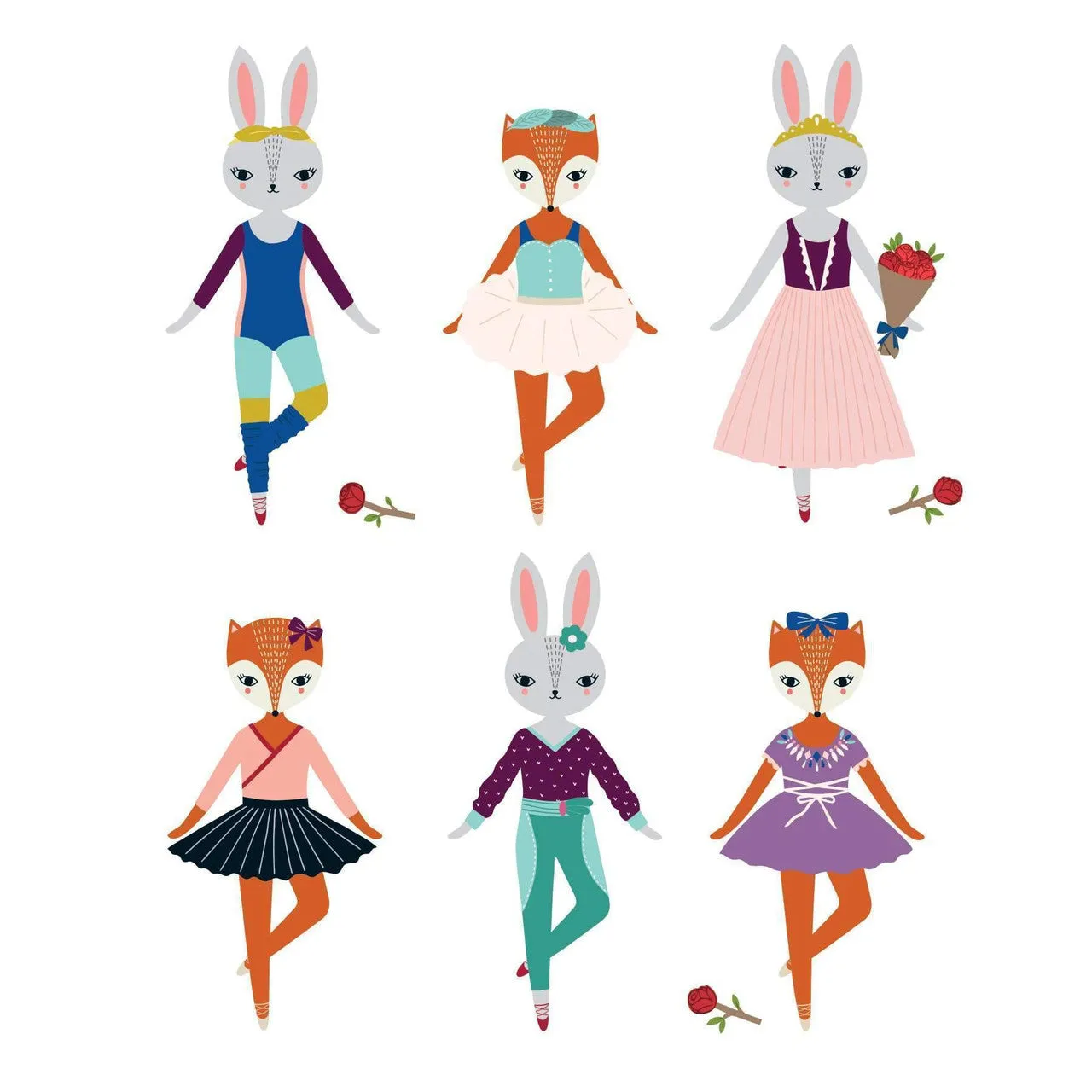 Woodland Ballet Magnetic Dress Up