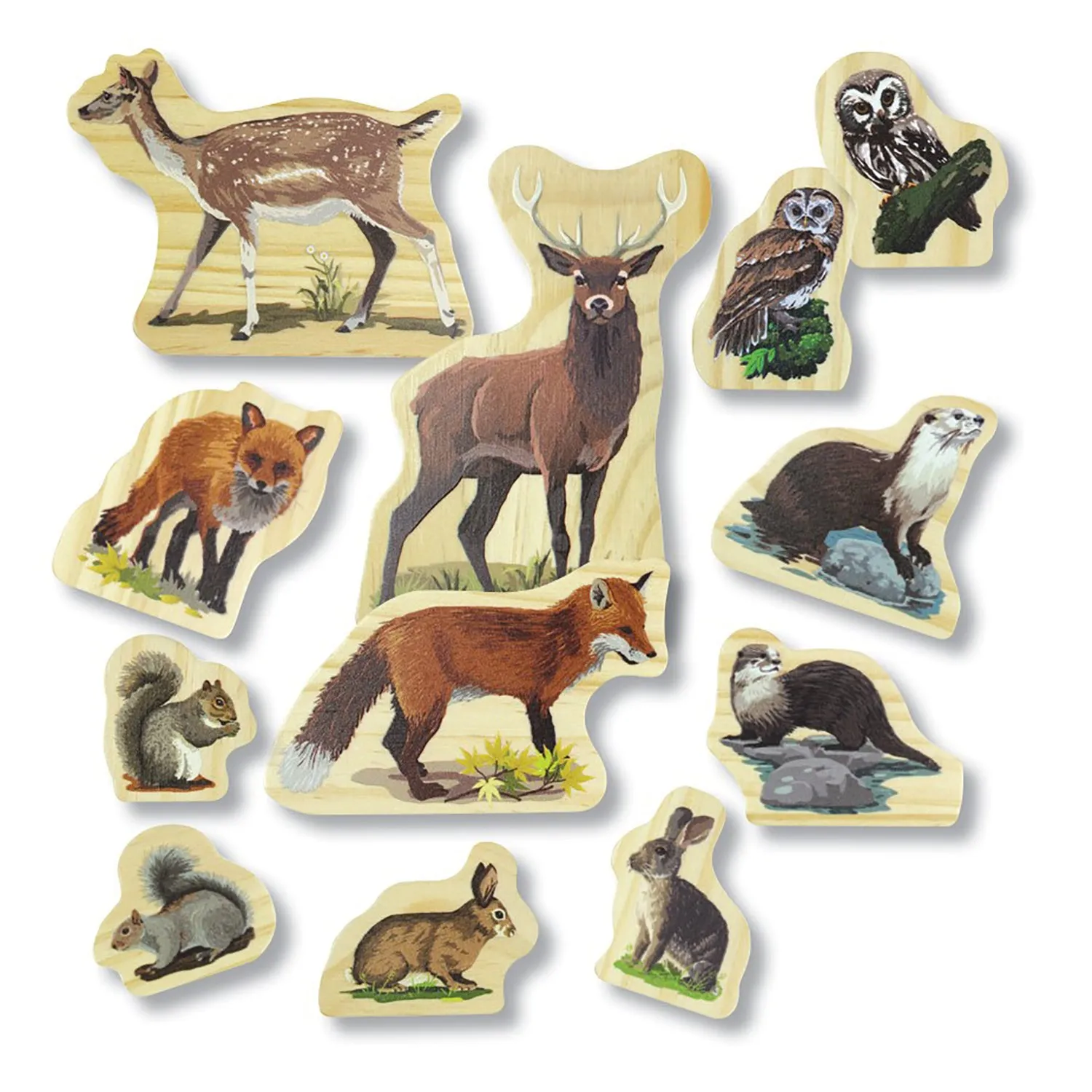 Yellow Door Woodland Animal Families – Enchanting Wooden Playset
