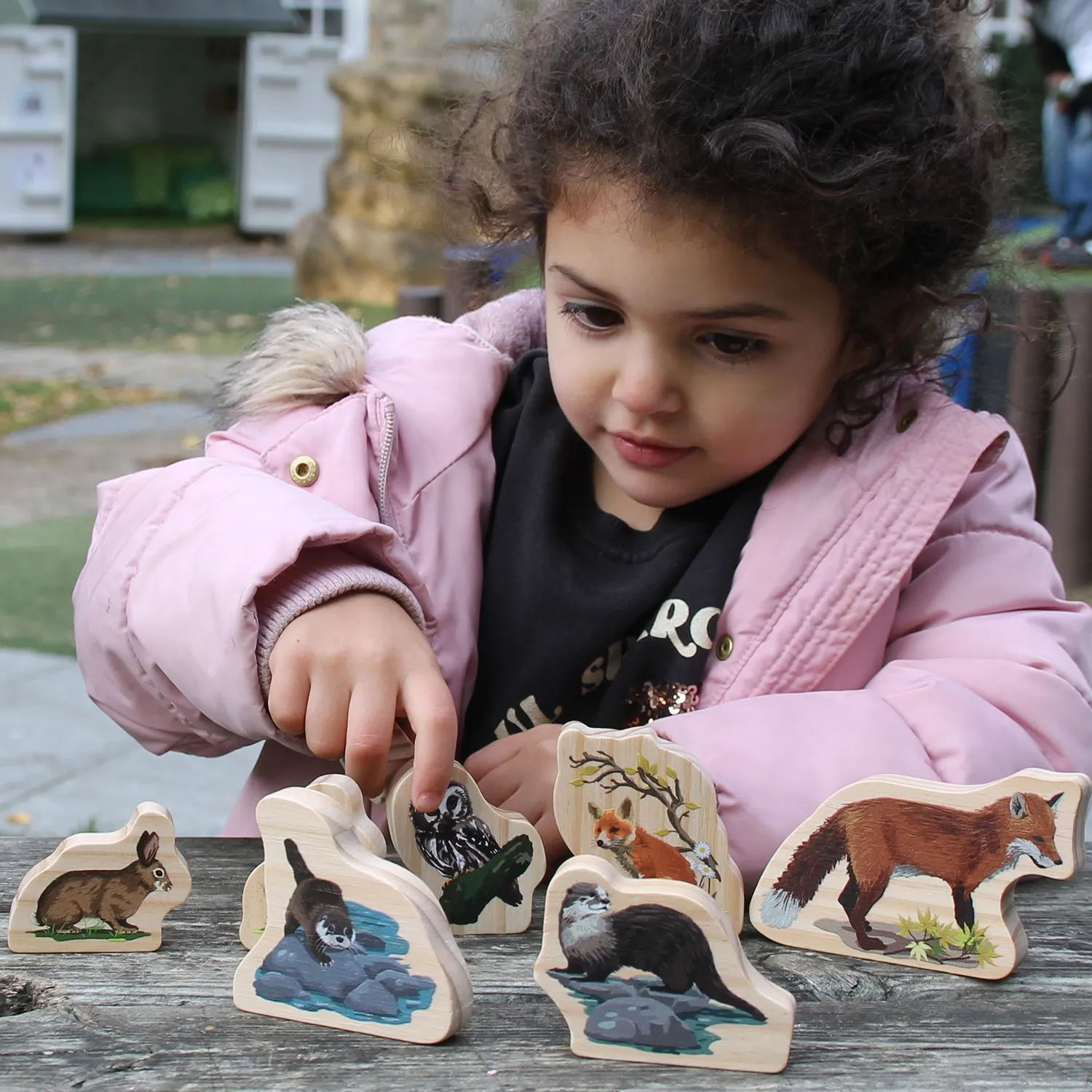 Yellow Door Woodland Animal Families – Enchanting Wooden Playset