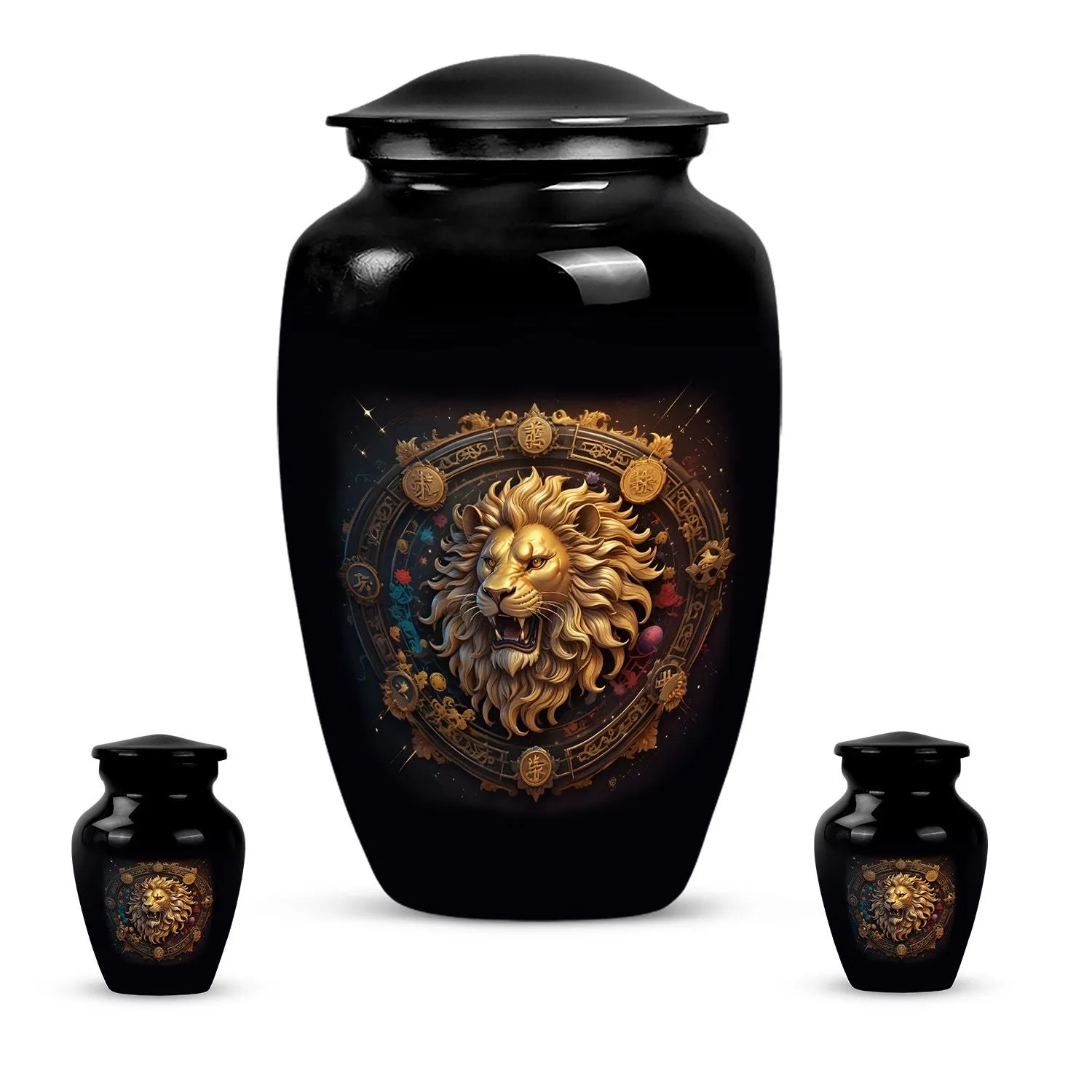 Zodiac Flux - Adult Burial & Cremation Urn For Adult Ashes
