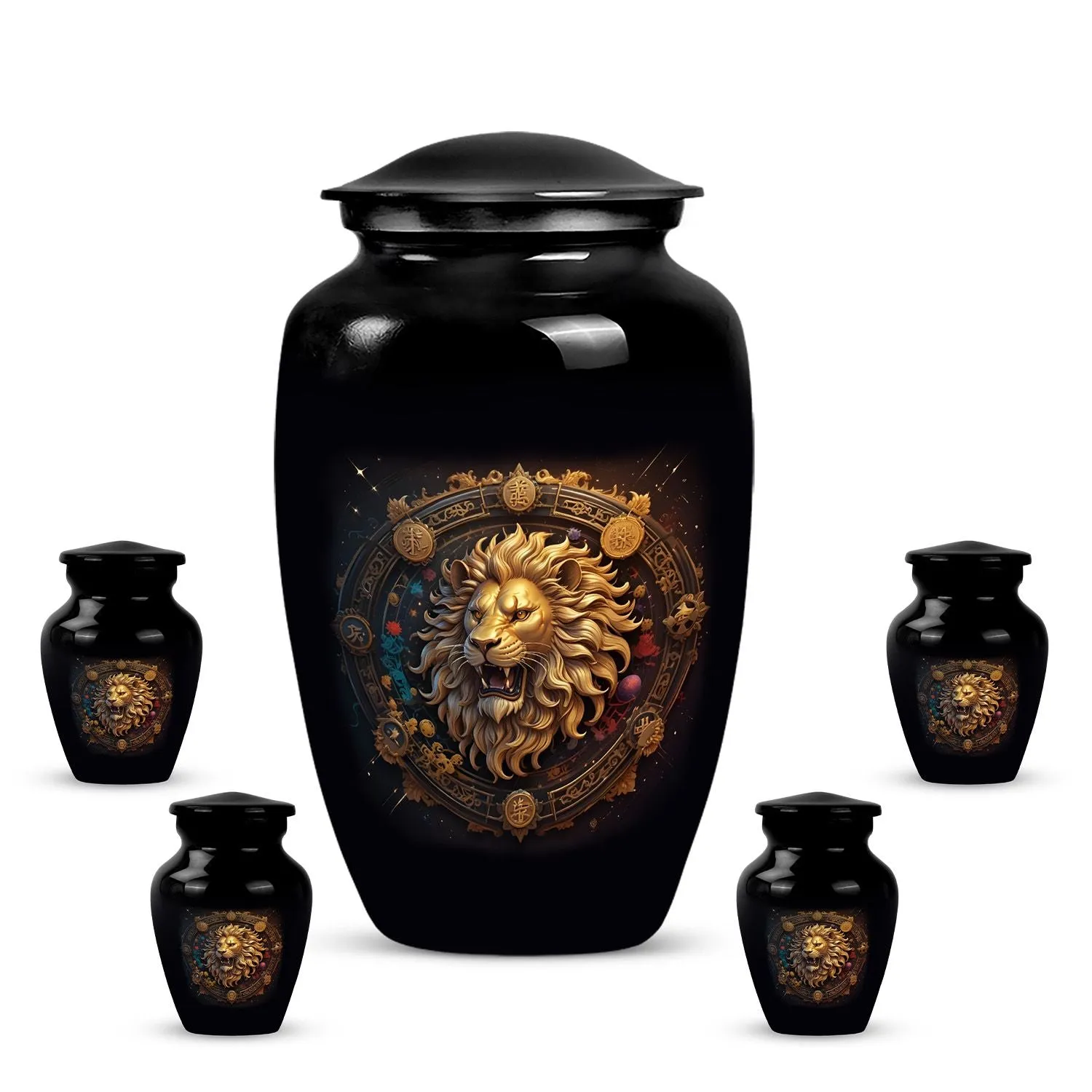 Zodiac Flux - Adult Burial & Cremation Urn For Adult Ashes