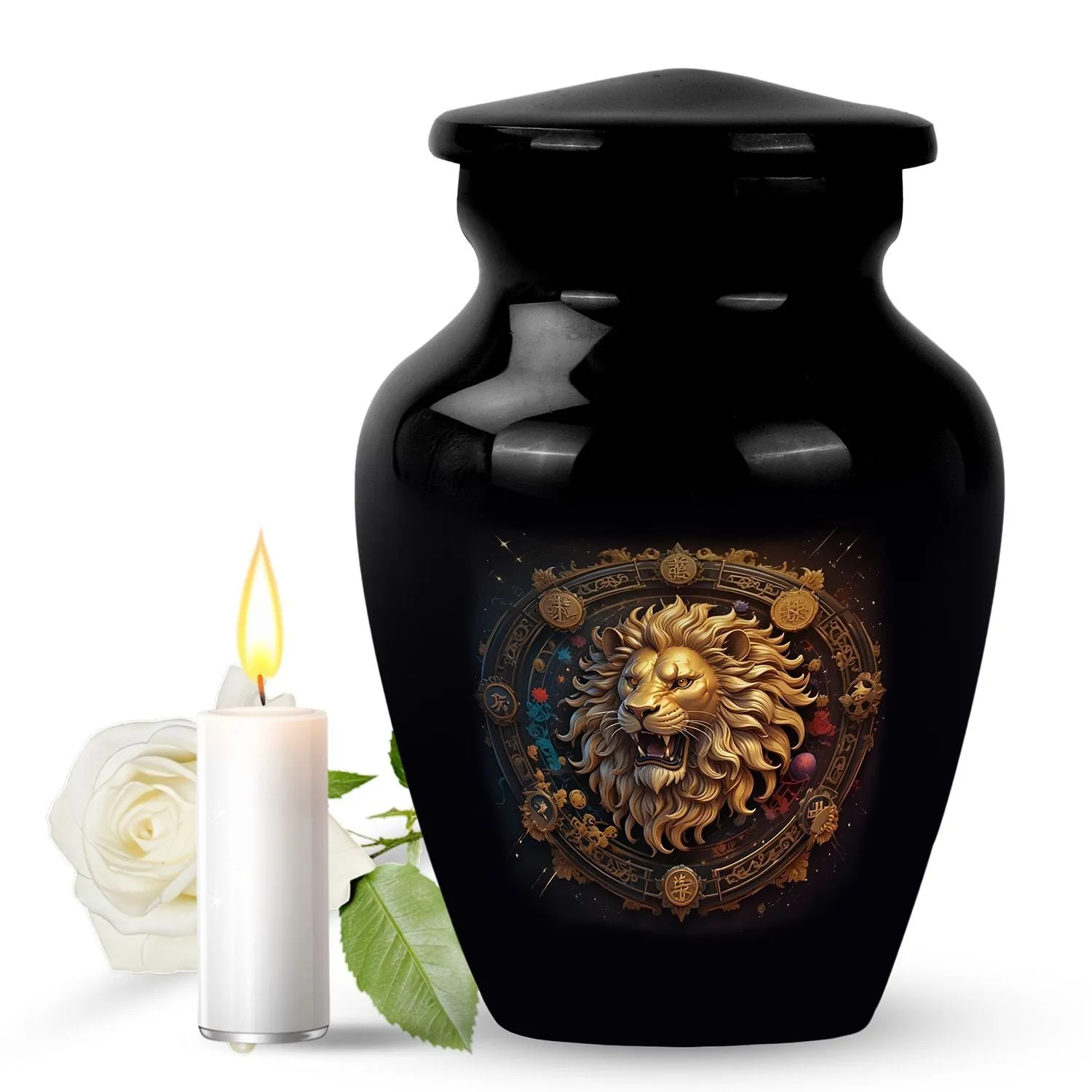 Zodiac Flux - Adult Burial & Cremation Urn For Adult Ashes