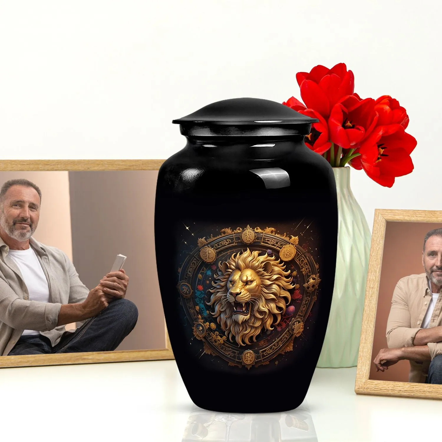 Zodiac Flux - Adult Burial & Cremation Urn For Adult Ashes