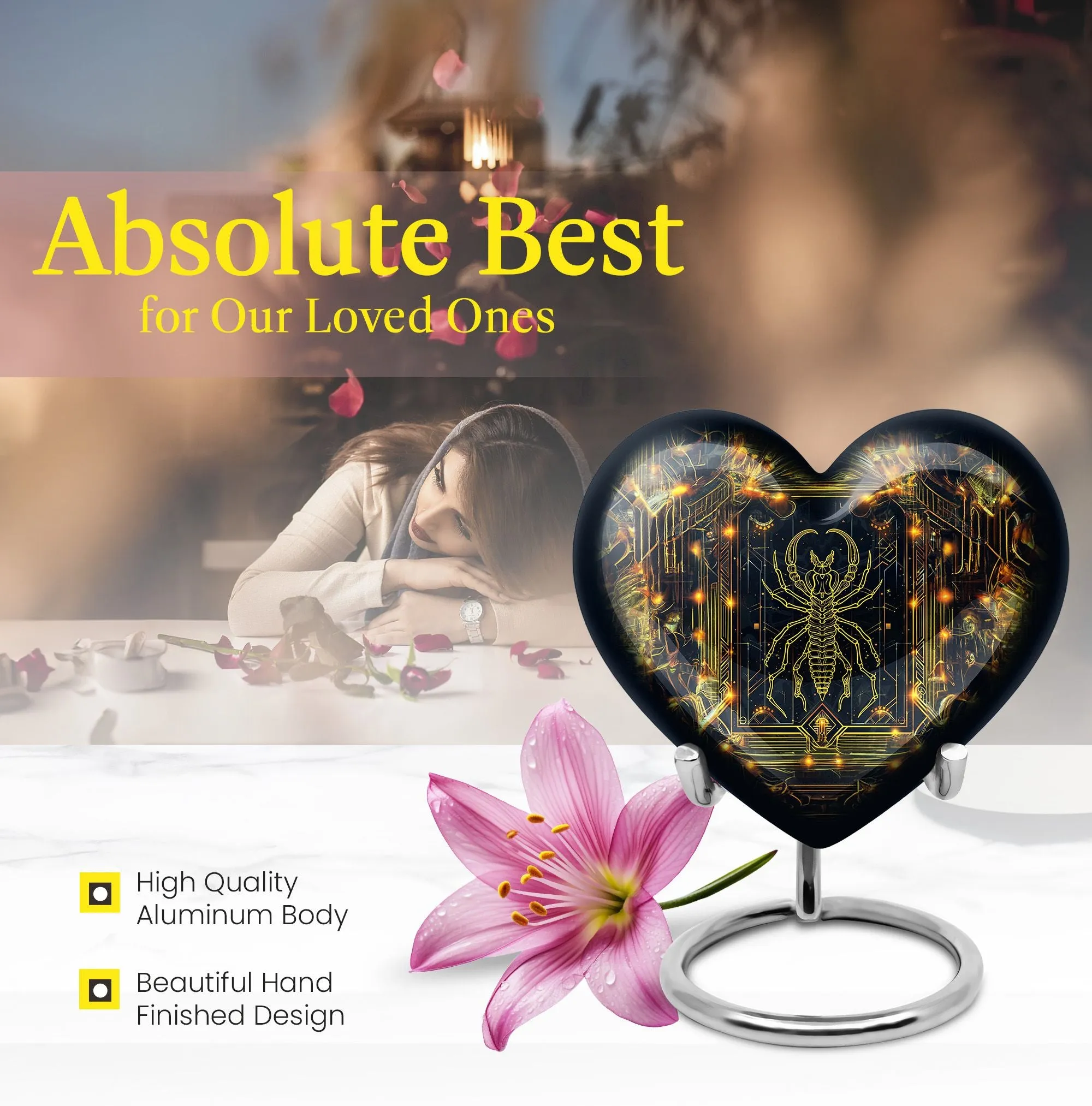 Zodiac Stellar Cremation Urn: Burial Solution for Cherished