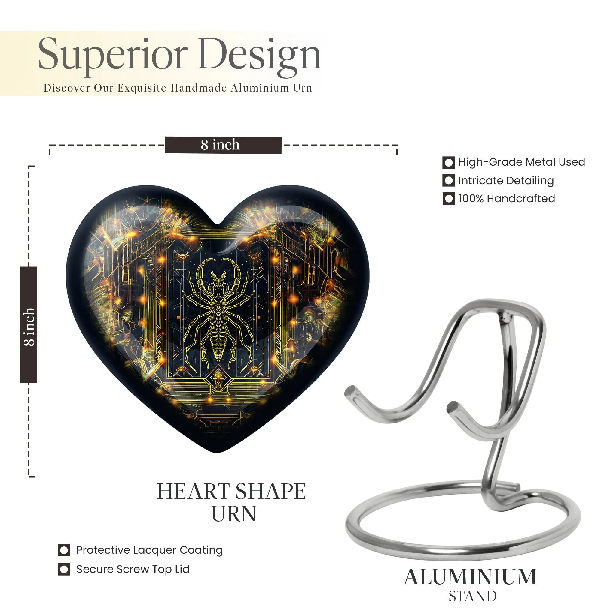 Zodiac Stellar Cremation Urn: Burial Solution for Cherished